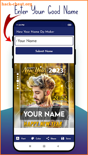 New Year Name DP Maker 2023 screenshot