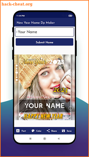 New Year Name DP Maker 2023 screenshot