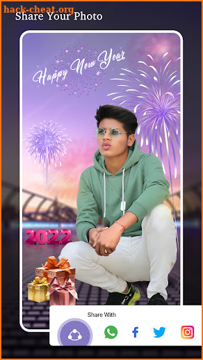 New Year Photo Editor 2022 screenshot