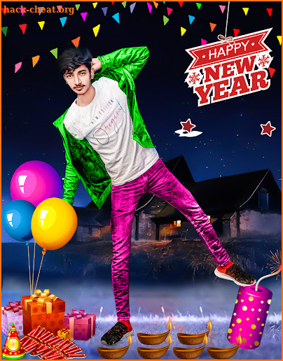 New Year photo frame 2022 screenshot