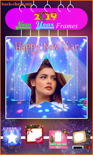 New Year Photo Frames 2019 - Download online frame screenshot