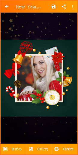 New Year Photo Frames 2022 - Greeting Card Wishes screenshot