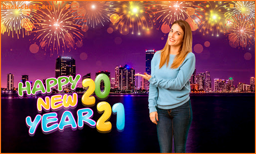 New Year Photo Frames Editor screenshot