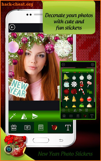 New Year Photo Stickers screenshot