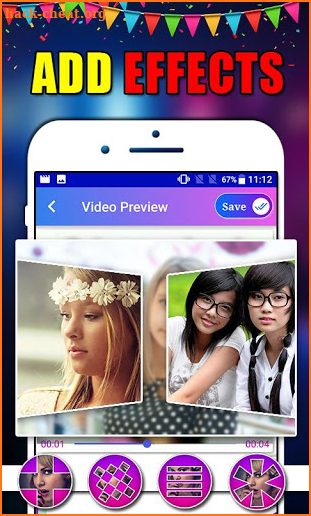 New Year Photo Video maker 2019 - Slideshow maker screenshot