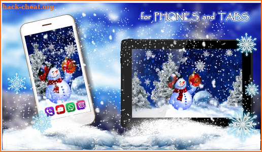 New Year Snowman live wallpaper screenshot