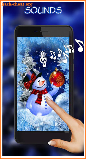 New Year Snowman live wallpaper screenshot