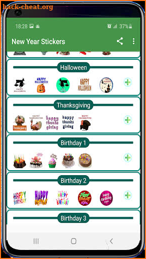 New year stickers 2021 for WhatsApp -WAStickerApps screenshot