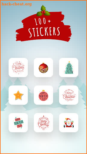 New Year Stickers – Greetings & Holiday Photo Card screenshot