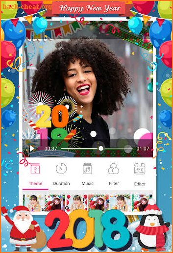 New Year Video Maker screenshot