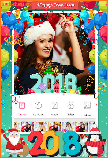 New Year Video Maker screenshot