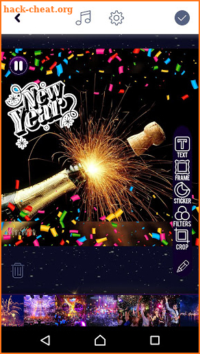 New Year Video Maker - Slideshow With Music screenshot