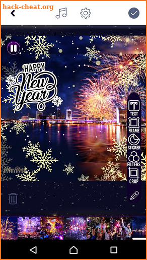 New Year Video Maker - Slideshow With Music screenshot