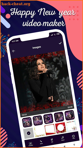 New Year Video Maker With Music screenshot