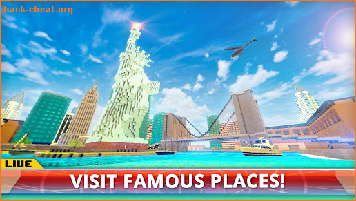 New York City Craft: Blocky NYC Building Game 3D screenshot