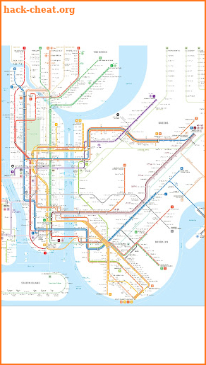 New York City Subway Map screenshot