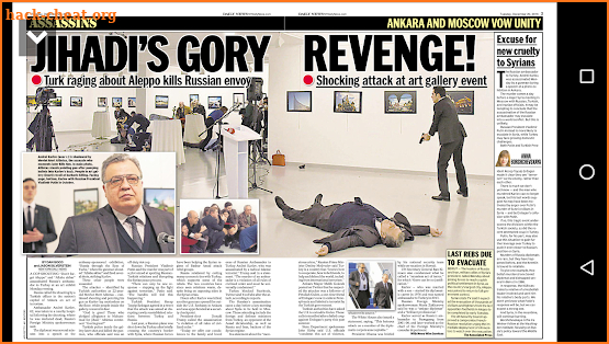 New York Daily News epaper screenshot