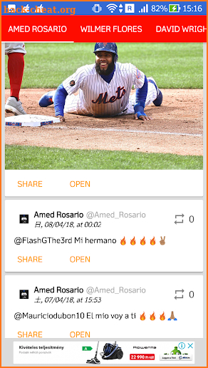 New York Mets All News screenshot