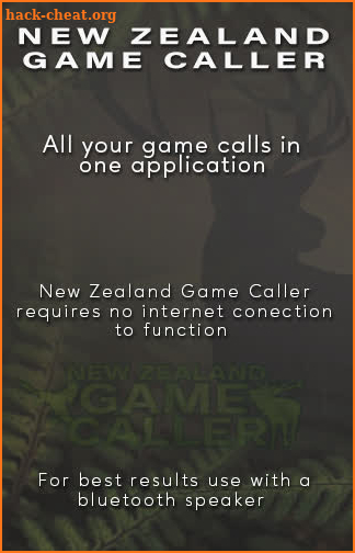 New Zealand Game Caller screenshot