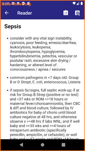 Newborn Primary Care screenshot