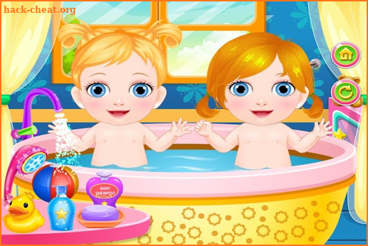 Newborn Twins Baby Caring - Android Game Free! screenshot