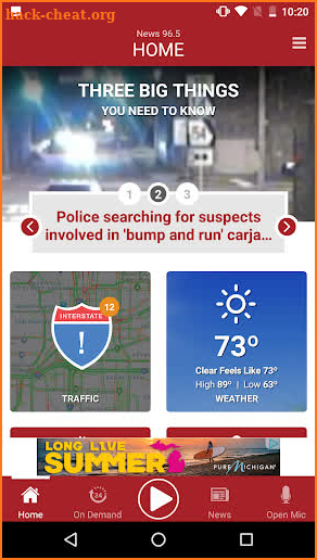 News 96.5 (WDBO-FM), Orlando screenshot