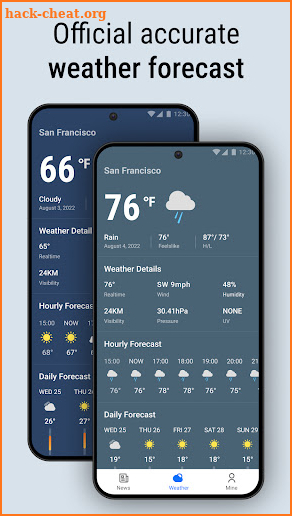 News & Weather Forecast screenshot