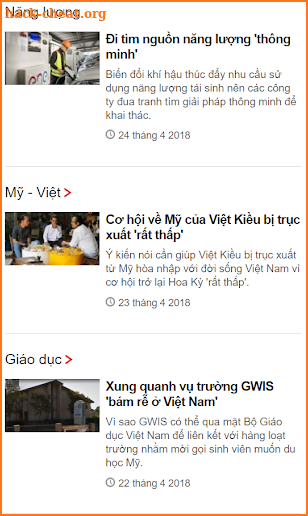 News: BBC Vietnamese screenshot