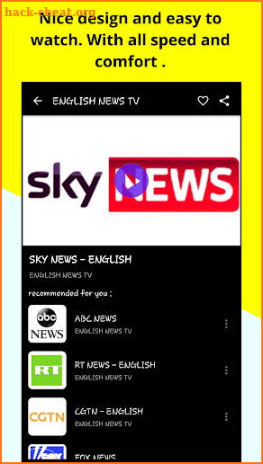 News TV Live - World News Live channels screenshot