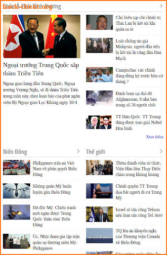 News: VOA Tiếng Việt screenshot