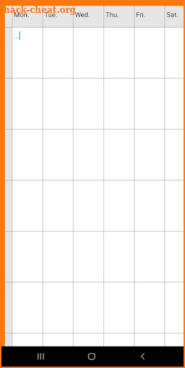 NewTimetableNotes–Table notes screenshot