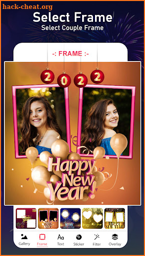 NewYear Photo Frame screenshot