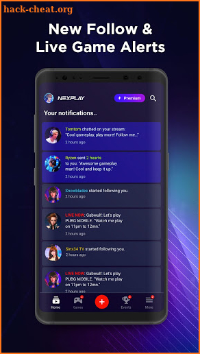 NEXPLAY: Live Stream Mobile Games & Esports screenshot