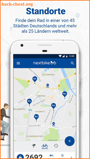 nextbike screenshot