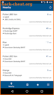 NextBus screenshot