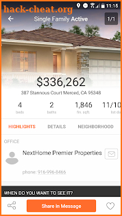 NextHome Mobile Connect screenshot