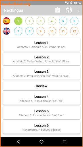 Nextlingua - Learn English Russian Spanish French screenshot