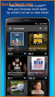 NextRadio Free Live FM Radio screenshot