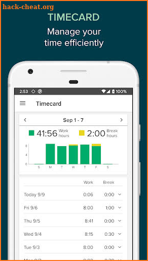 NexTraq® Connect Worker App screenshot