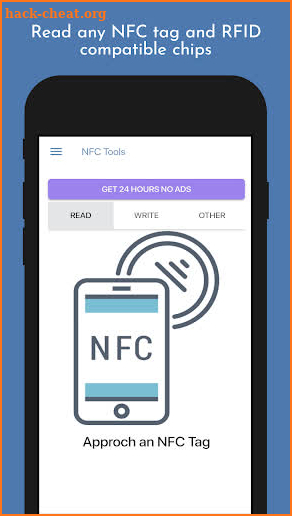 NFC tag read, write and tools screenshot