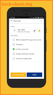 NFC TagWriter by NXP screenshot