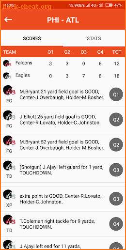 NFL Football Live - NFL scores, stats, schedule screenshot