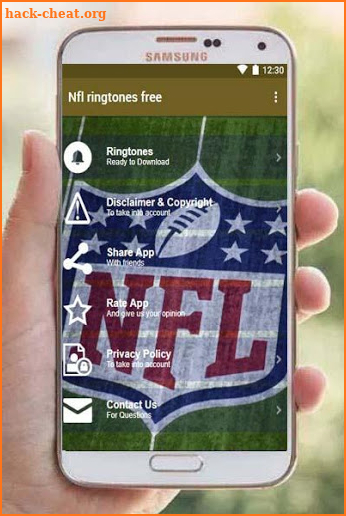 Nfl ringtones free screenshot