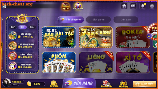 Ngon.Club – Game Bài Đổi Thưởng Mới Nhất 2018 screenshot