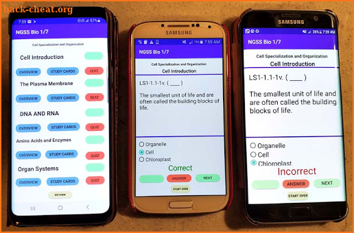 NGSS Biology - Study Cards, 1 of 7 screenshot