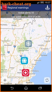 NH Alerts screenshot