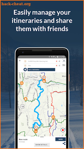 NH SnoTraveler Trails 2022 screenshot