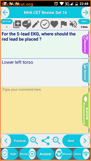 NHA CET EKG-ECG Technician Exam Prep Questions App screenshot