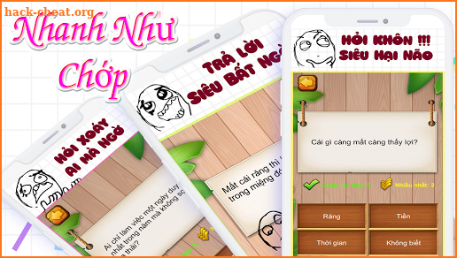 Nhanh như chớp - Những câu hỏi ngu đố ngu hại não screenshot