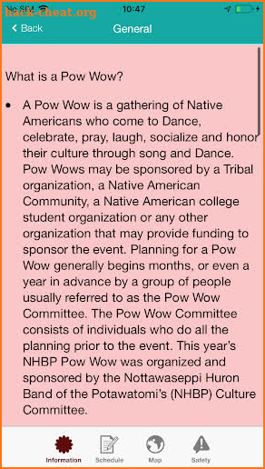 NHBP Pow Wow screenshot